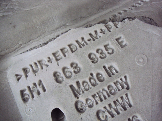 фото №5, Шумоизоляция стены перегородки vw golf viii 8 hb 1.4 tsi