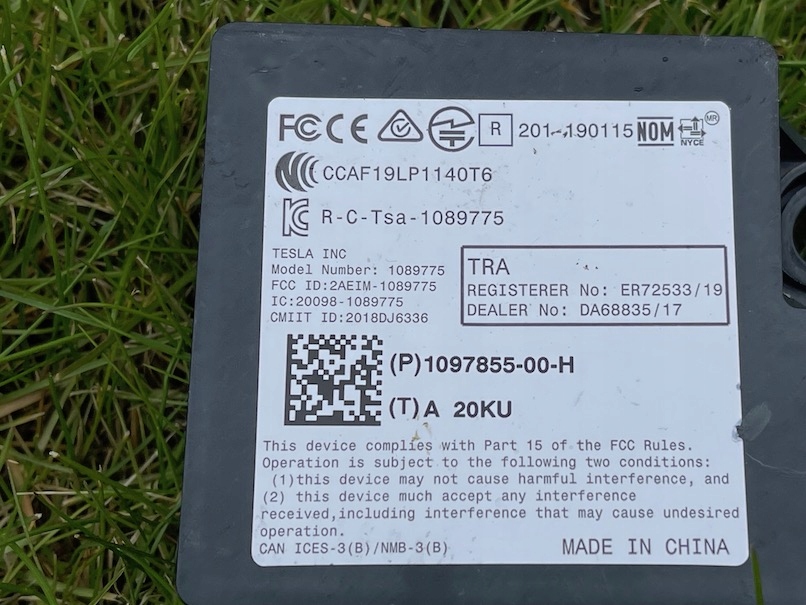 фото №3, Tesla model 3 iii радар датчик disctronic бампер