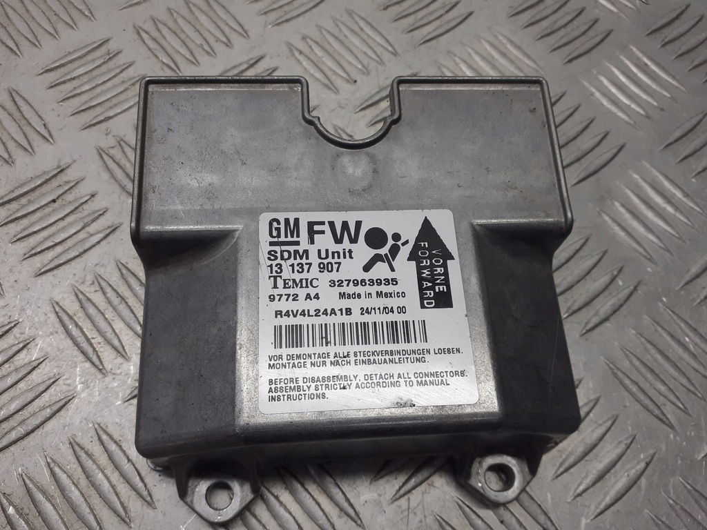 фото №1, Модуль подушка безпеки opel zafira b 13137907