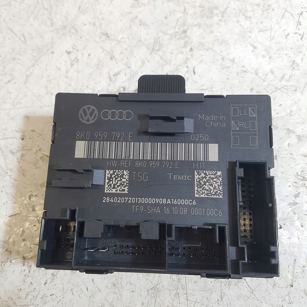 фото №1, Модуль блок керування двері правий перед audi a4 b8 8k0959792e