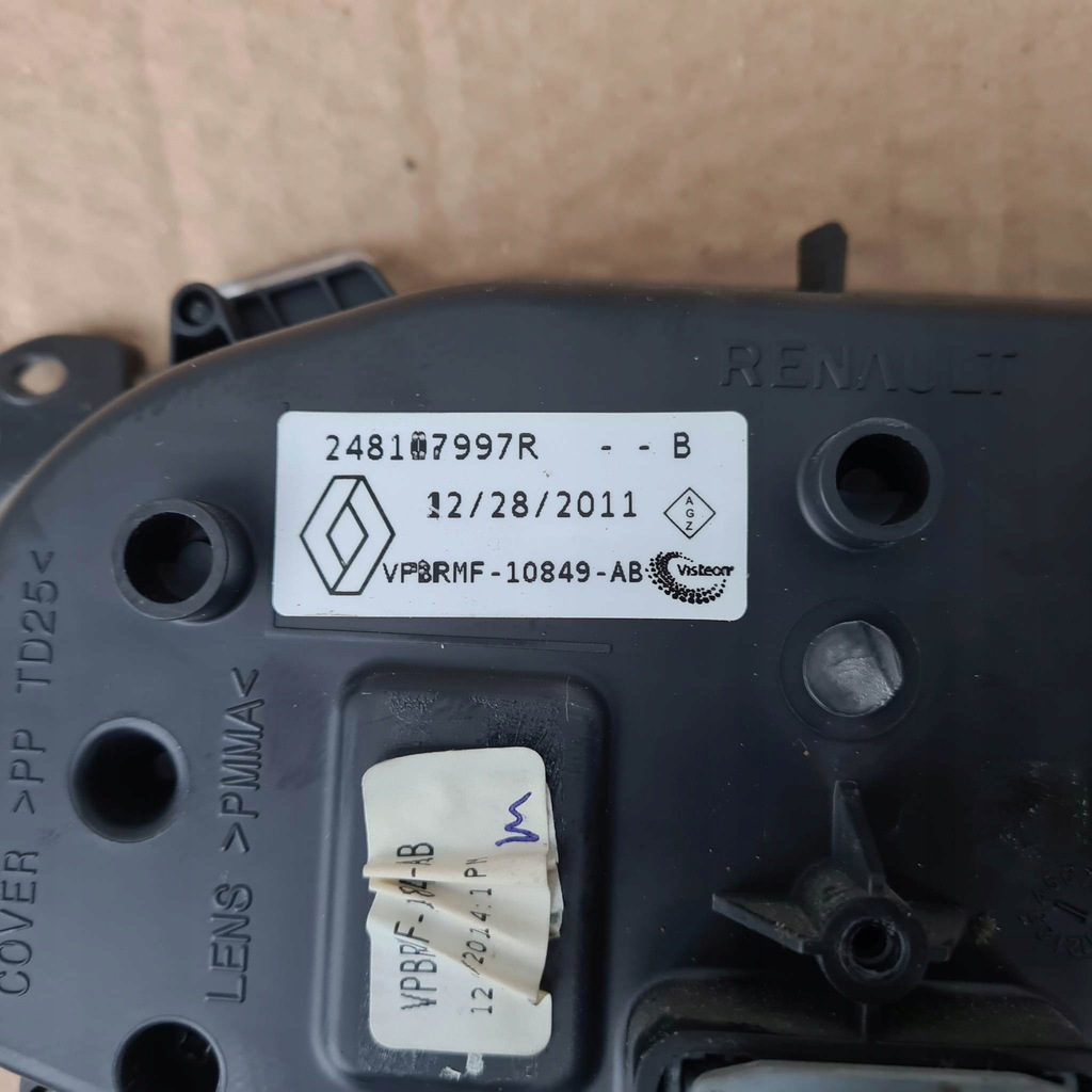 фото №5, Renault twizy лічильник приладова панель дисплей