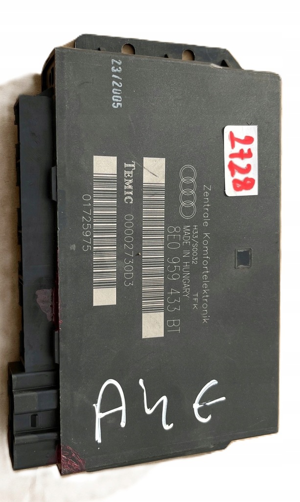 фото №1, Модуль комфорту audi 8e0959433bt