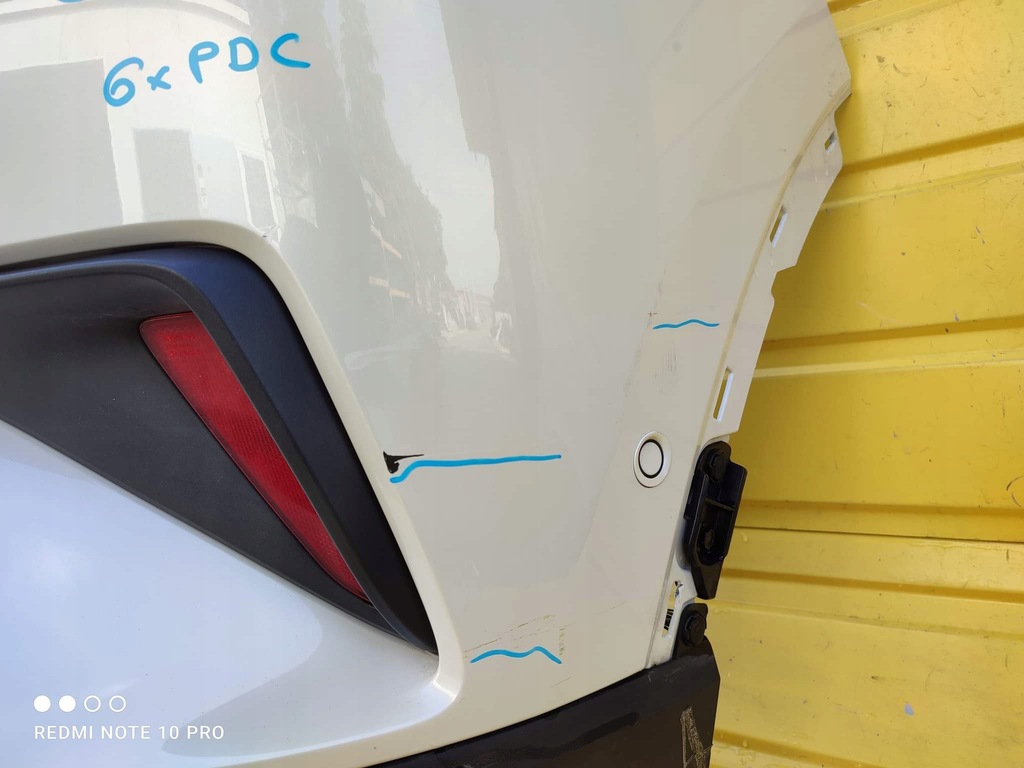 фото №6, Toyota c-hr бампер задняя 6xpdc kompletny