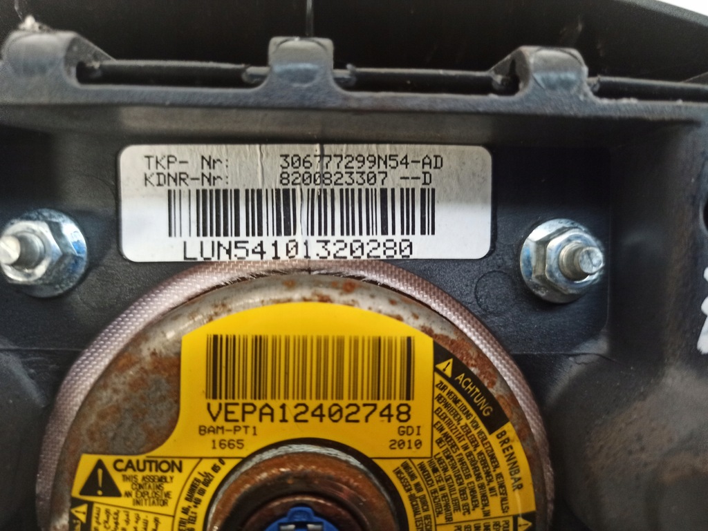 фото №10, Dacia dokker i подушка подушка безопасности руля 3064537 8200823307-d