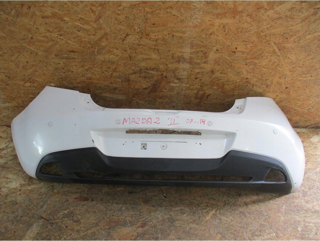 фото №1, Бампер задняя задний pod pdc mazda 2 ii 07-14r