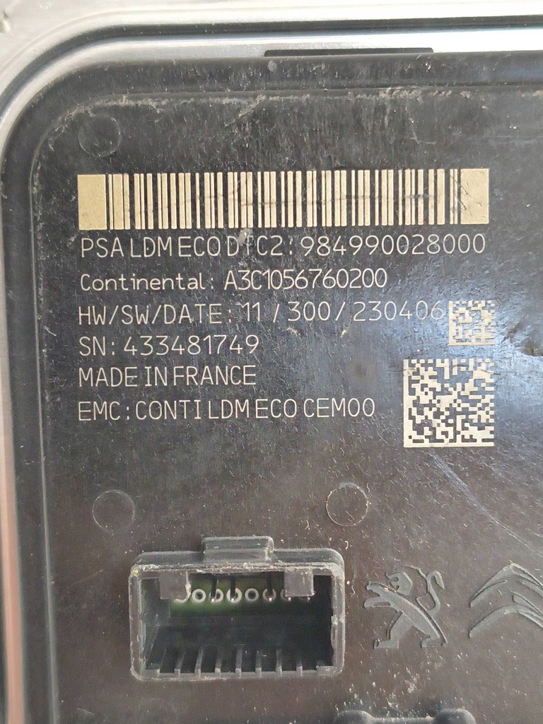 фото №7, Opel astra l citroen ds4 преобразователь модуль лампы 984990028000 peugeot