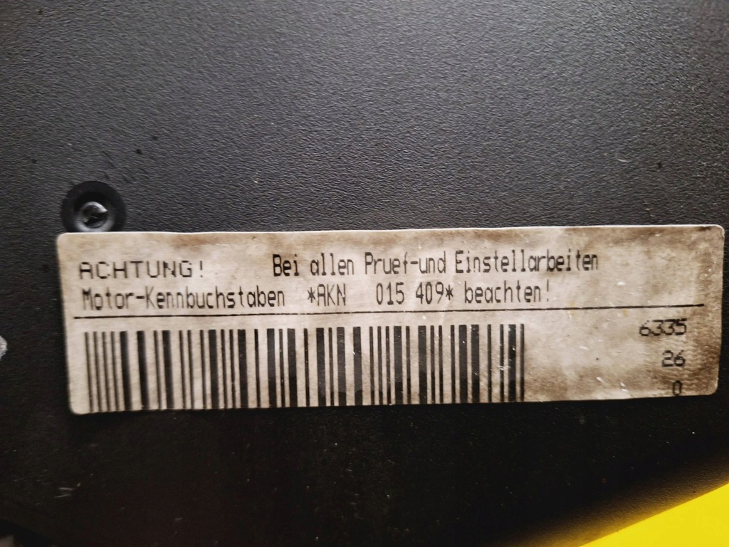 фото №10, Двигатель audi a4 b5 2.5 v6 tdi код двигателя: akn nr46