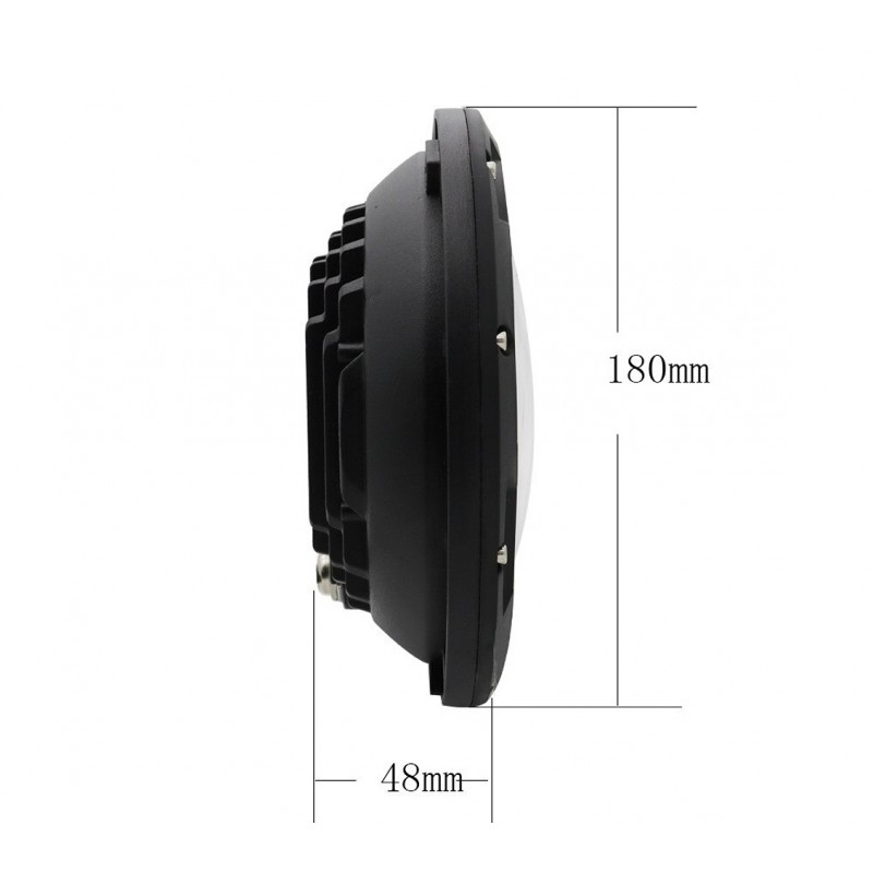 фото №11, Ford mustang лампа передня 7" full led 1szt