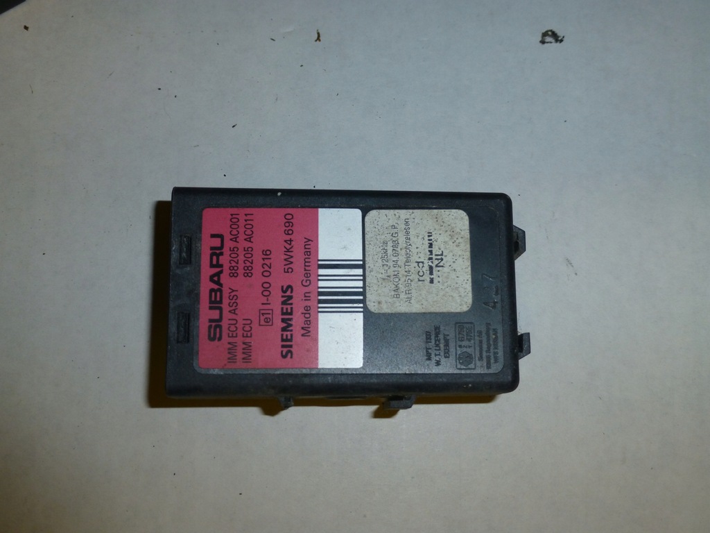 фото №1, Модуль імобілайзер 88205c001 legacy ii