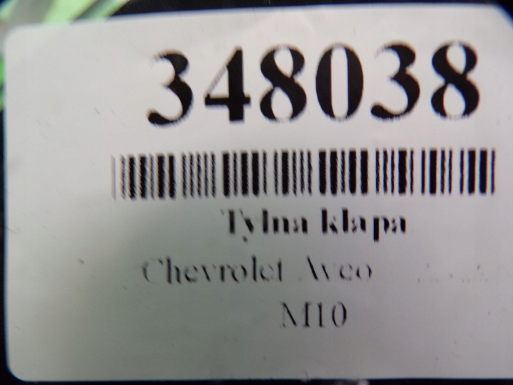 фото №16, Chevrolet aveo i t200 5d задняя задняя крышка багажника багажника