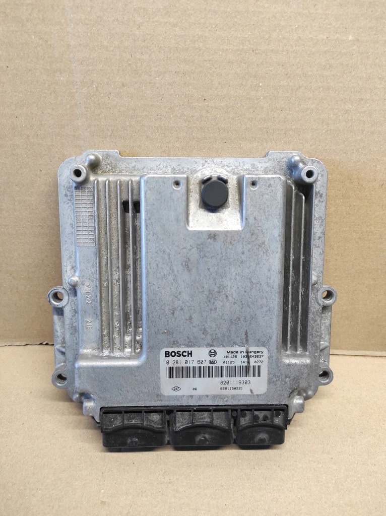 фото №1, Бортовой компьютер блок управления двигателя renault espace iv 2.0dci 0281017607 8201119303