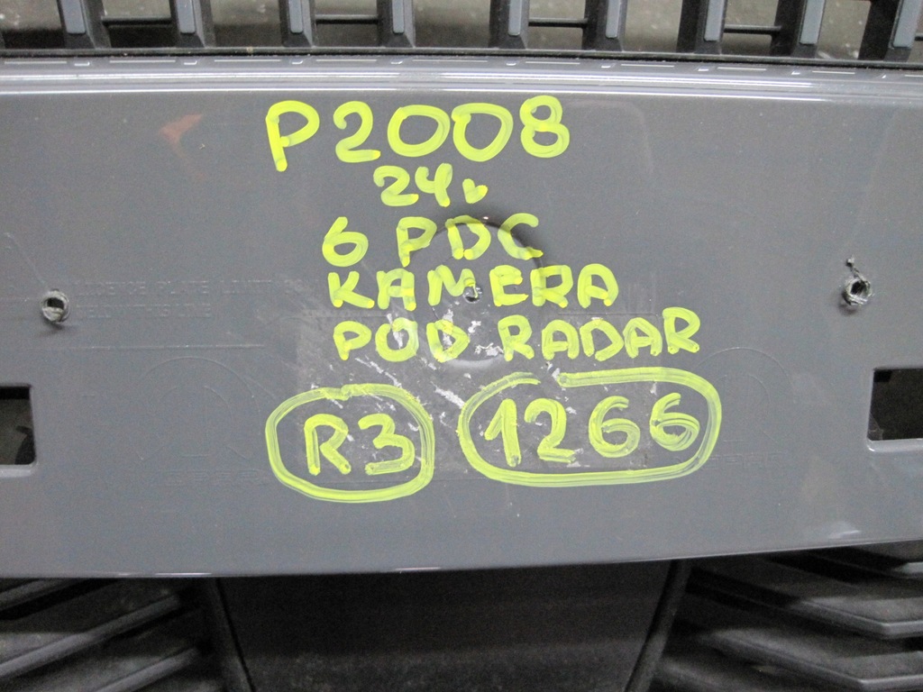 фото №13, Бампер peugeot 2008 ii lift 6 pdc камера pod радар передний перед