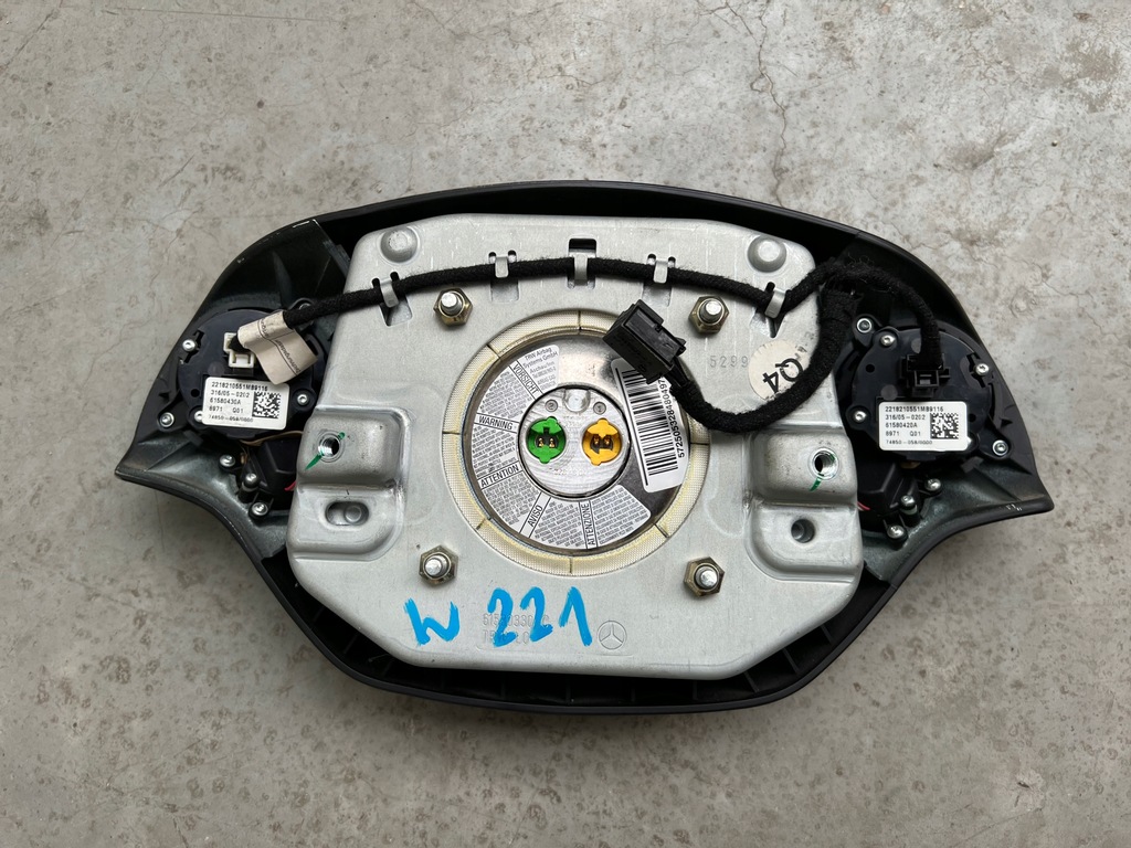 фото №10, Приборная панель консоль подушка безопасности ремни mercedes s-klasa w221