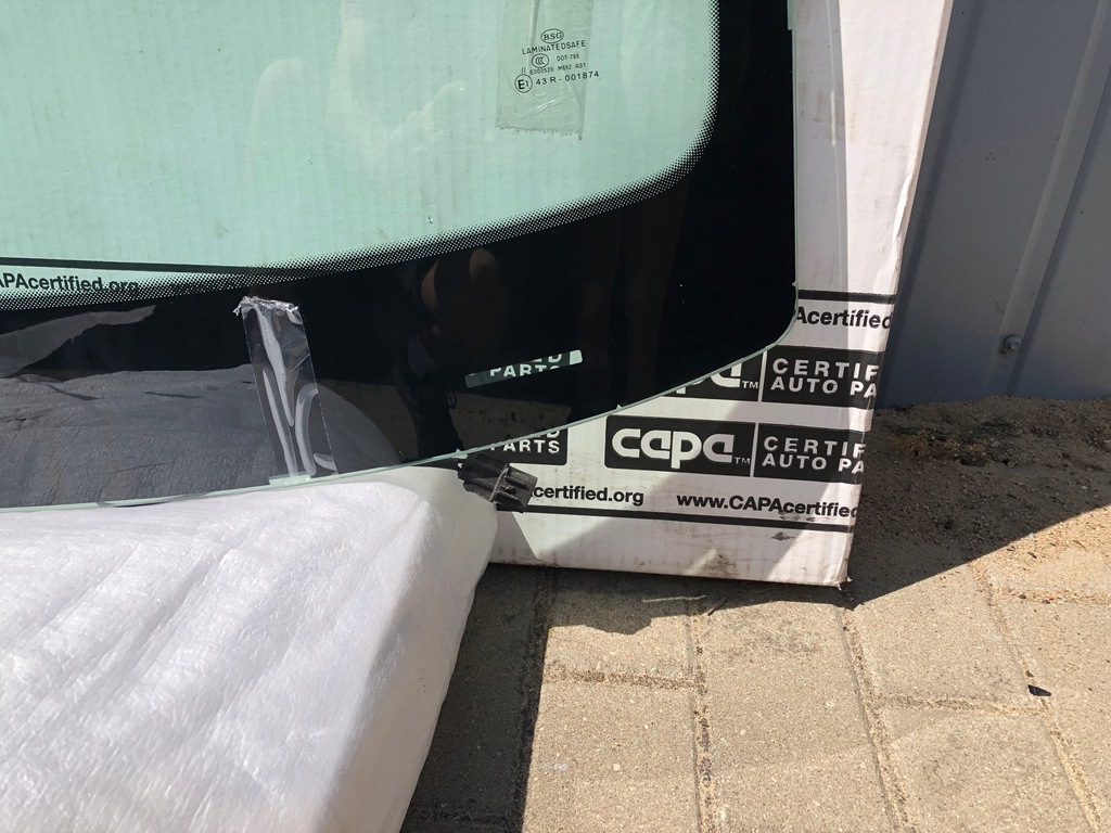 фото №3, Hyundai tucson стекло передняя подогрев 2004-2009