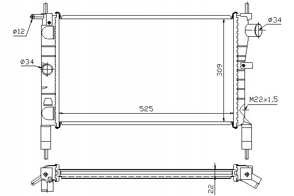 фото №9, Радиатор wody nissens 632761