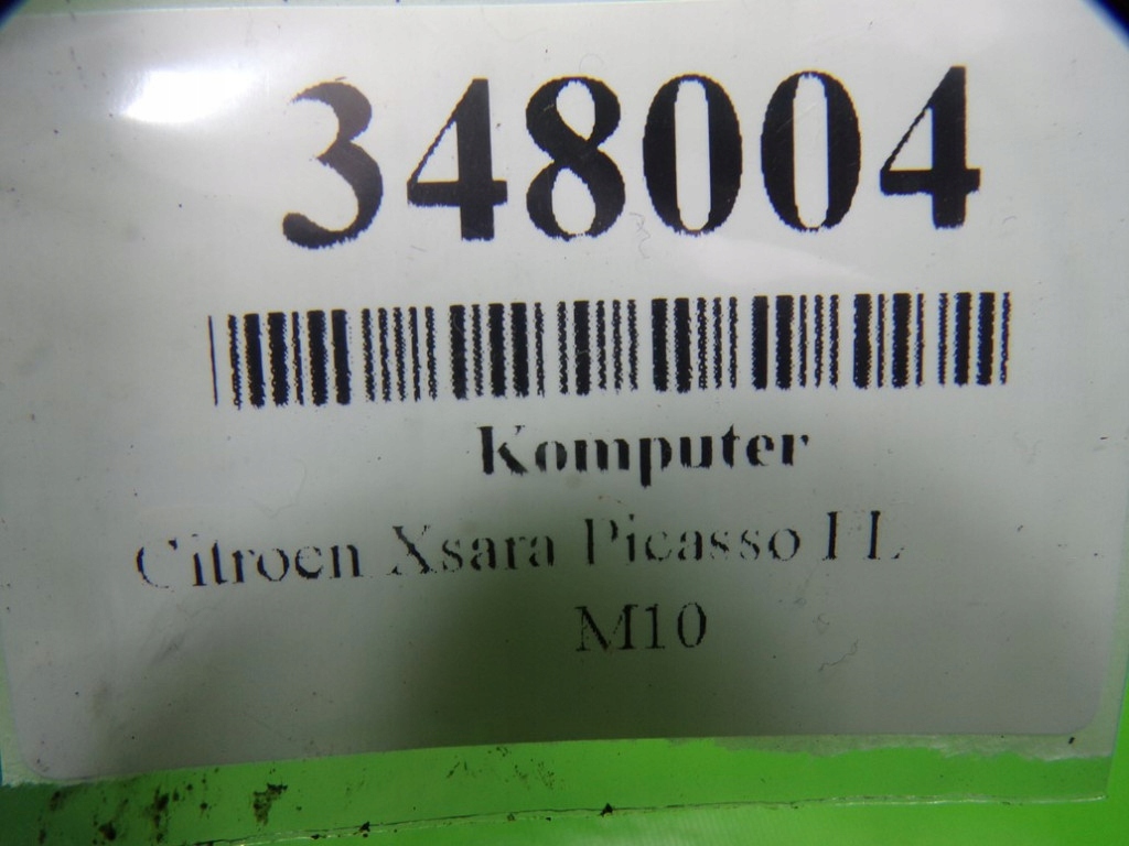 фото №11, Citroen xsara picasso lift 1.8 16v бортовий комп'ютер блок керування двигуна 9655826580