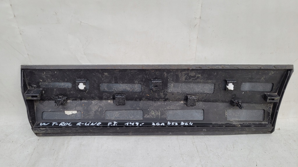 фото №2, Vw t-roc r-line молдинг na дверь правая задняя oryg.