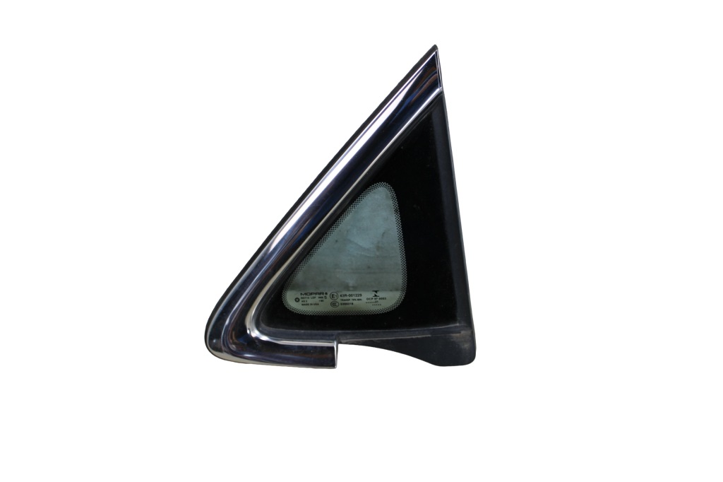 фото №1, Chrysler pacifica 2021 скло бічна ліва трикутник рамка хром