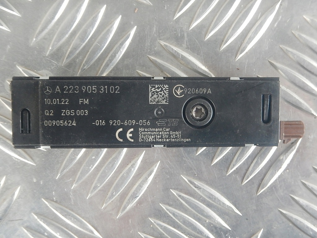 фото №11, Mercedes s w223 підсилювач антенний a2239053102