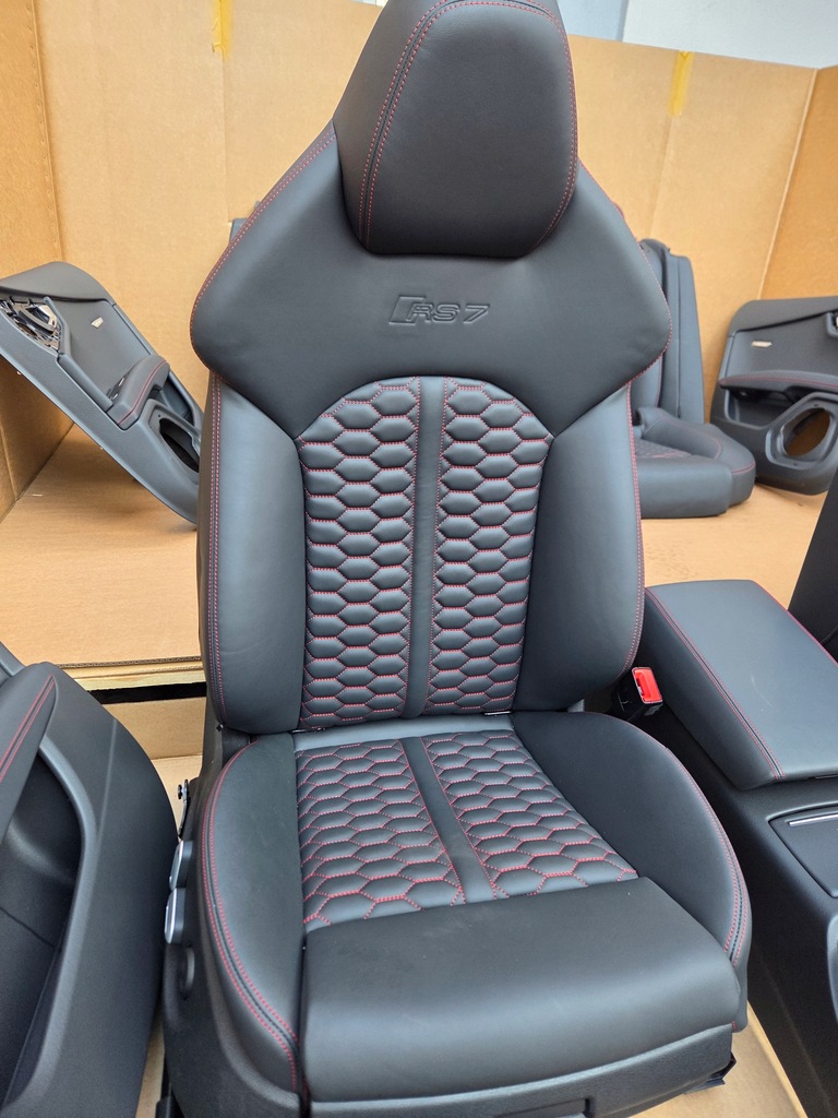 фото №8, Audi rs7 s7 a7 c7 4g lift сиденья заднее сиденье обшивки подлокотник exclusive nowe