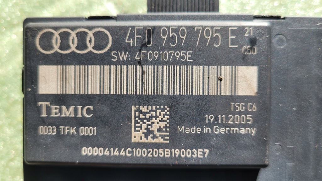 фото №4, Audi a6 c6 модуль блок керування двері 4f0959795e