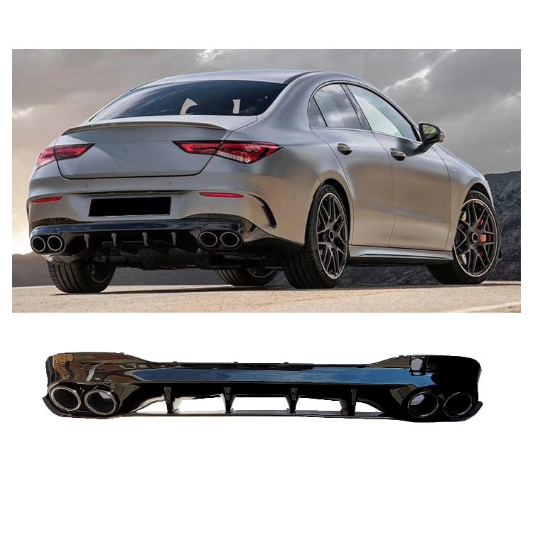 фото №1, Mercedes cla45 amg c118 диффузор i насадки выхлоп