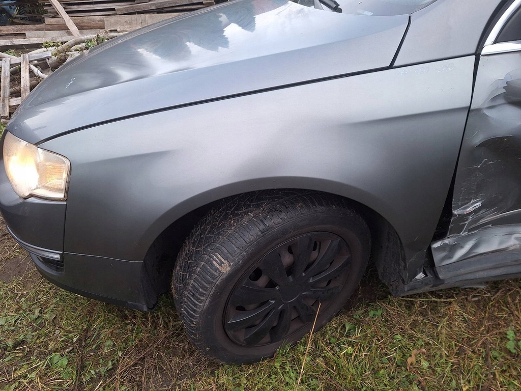 фото №11, Kompletny перед капот бампер лампа крыло volkswagen passat b6 la7t