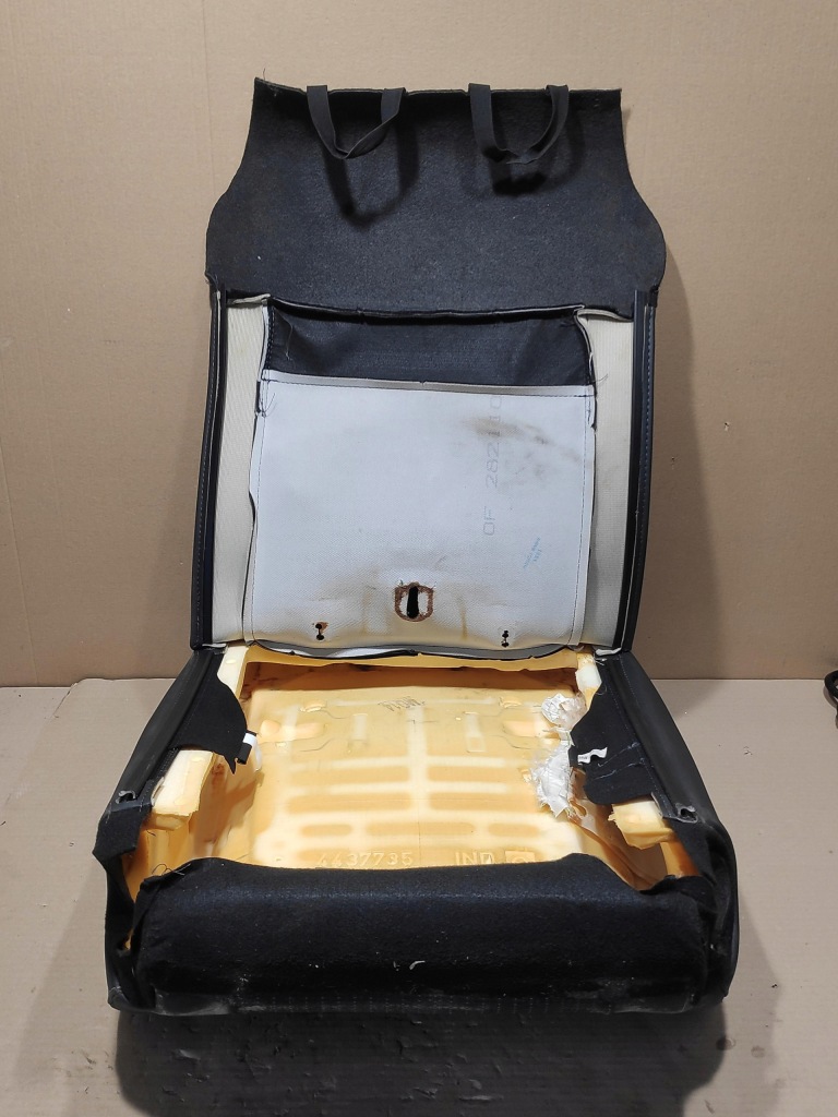 фото №4, Спинка сиденье подголовник полка полукожа правый перед renault scenic iii