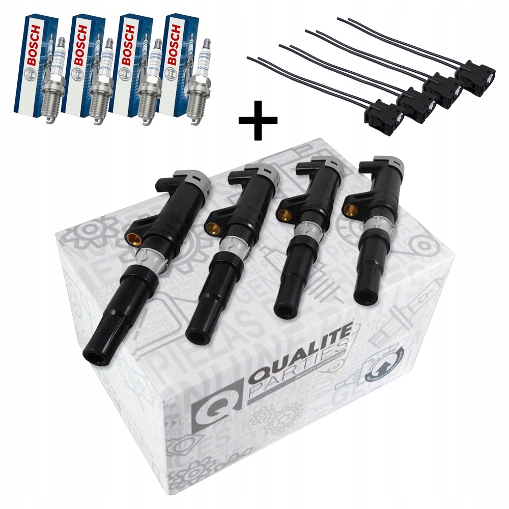 фото №1, 4x катушка штекер свеча renault clio ii iii thalia modus kangoo 1.4 1.6 16v