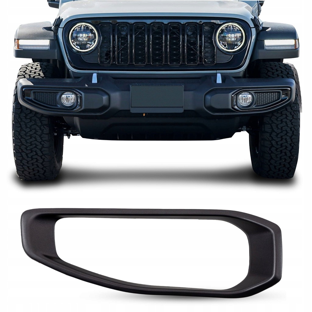 фото №1, Jeep wrangler jl 2018+ ободок правого противотуманной фары do бампера rubicon