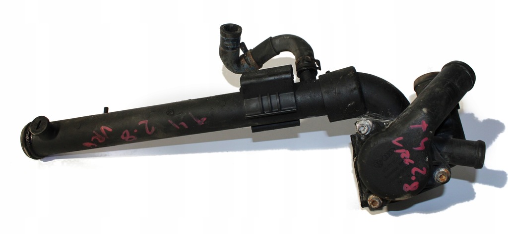 фото №1, Vw t4 корпус термостата 2.8vr6 021121121d трубка