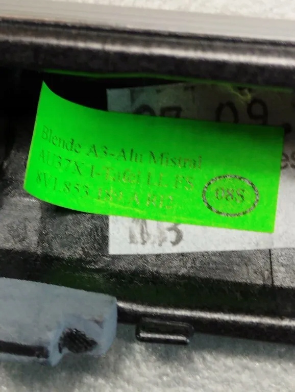 фото №9, Audi a3 s3 8v накладки декоры 8v1853190a alu mistral