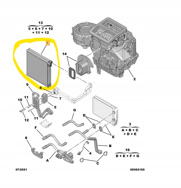 фото №1, Favrycznie новий випарник кондиціонера | 6444g2