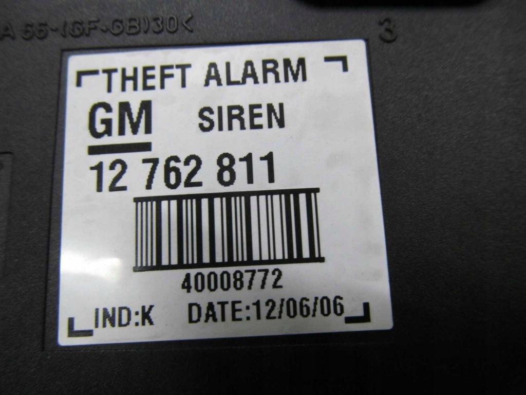 Opel vectra c рестайлінг  05-08 сирена сигналізація 12762811 Оригінал
