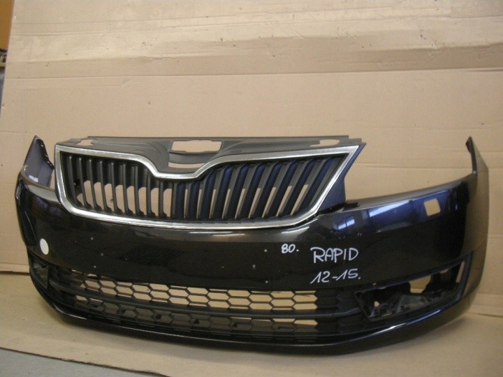 фото №5, Skoda rapid 5ja 2012 бампер перед