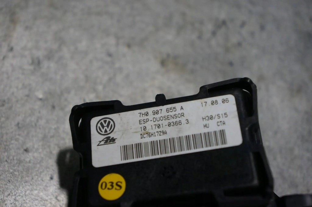 фото №5, Модуль блок управления ускорения esp audi tt 8j skoda seat vw 7h0907655a