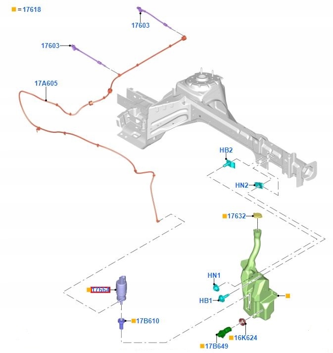 фото №10, Помпа бака омывателя ford mustang 2015-