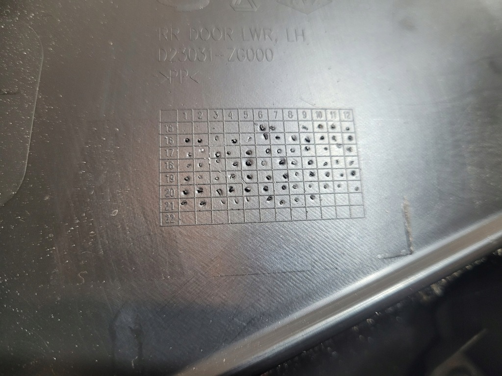 фото №12, Renault koleos ii оббивка обшивка двері лівий задня