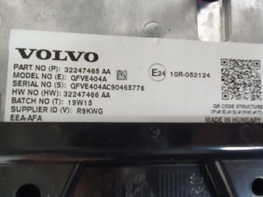 фото №6, Volvo v60 ii s60 iii 2018-2024 дисплей екран монітор