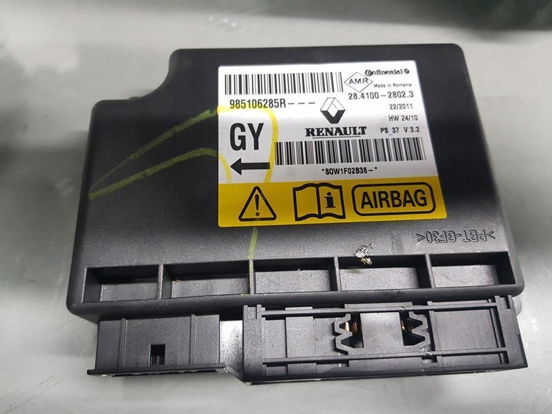 фото №6, Консоль подушка безопасности датчик ремни renault megane iii