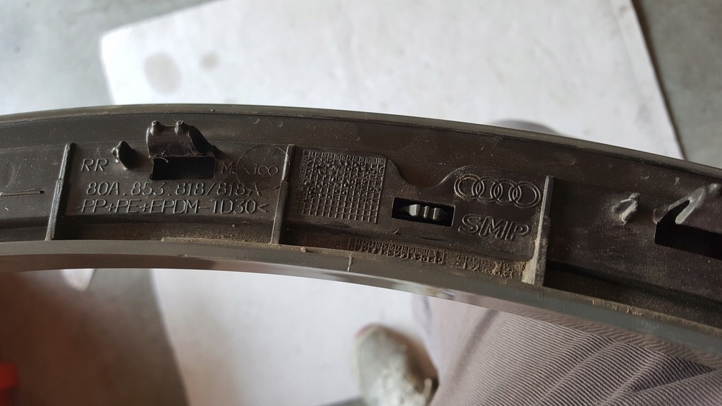 фото №14, Молдинг крыла pr задняя audi q5 80a853818a демонтаж