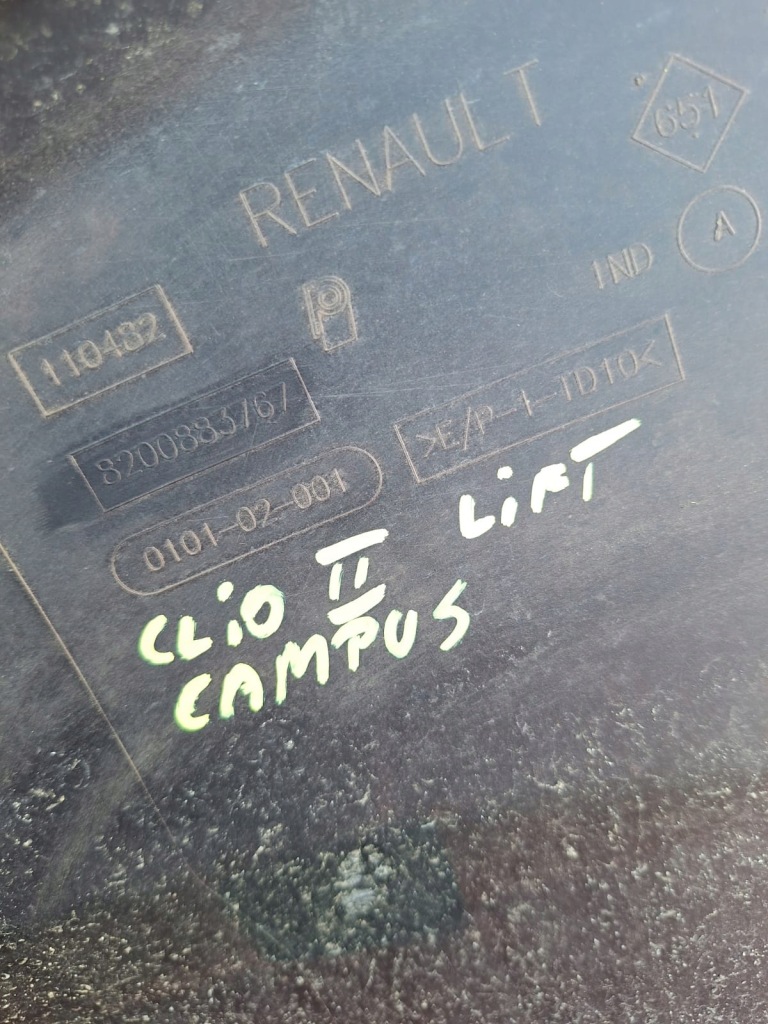 фото №3, Бампер перед передний renault clio ii lift campus 09-12r