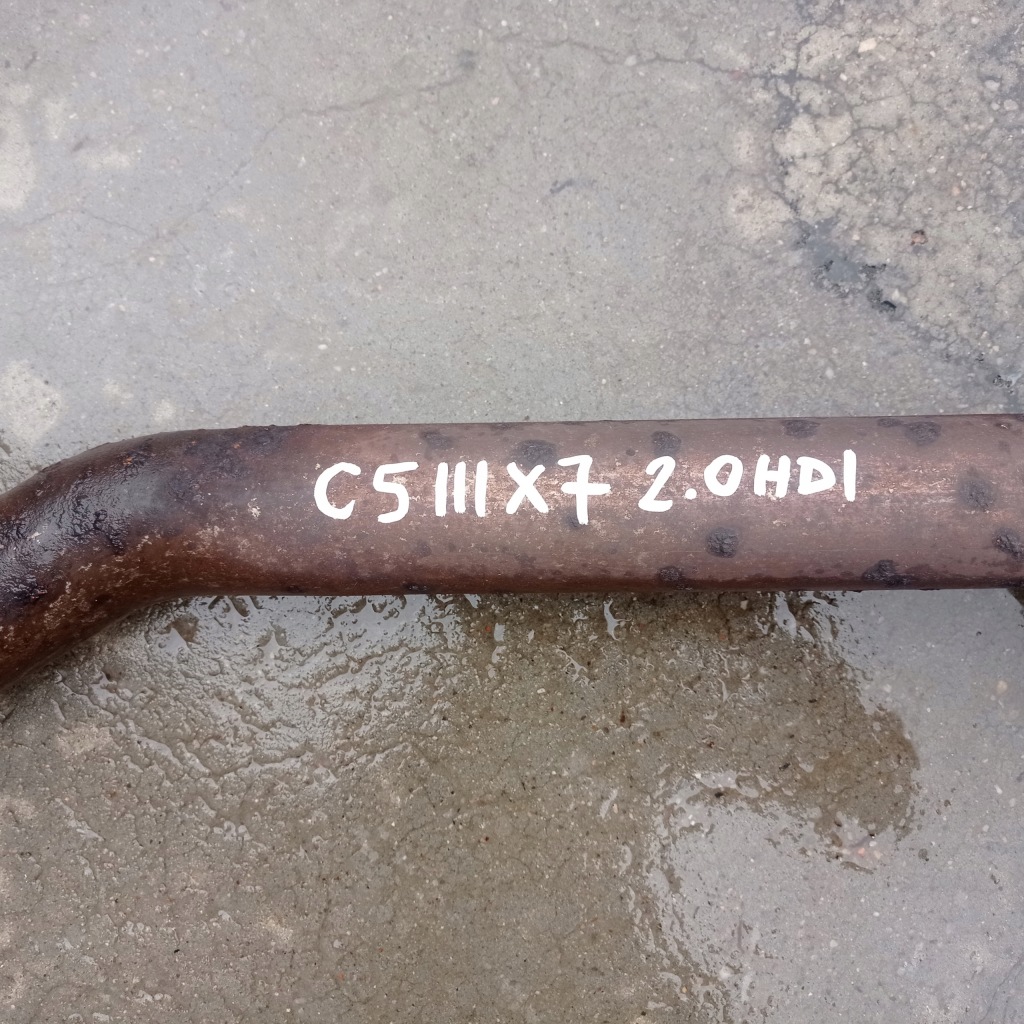 фото №3, Citroen c5 iii 2.0 hdi труба выхлопная гаситель