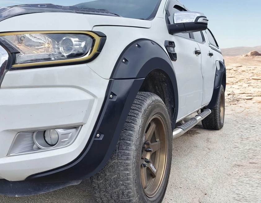 фото №1, Ford ranger 2016-2018 расширители крыльев off-road полный чёрные