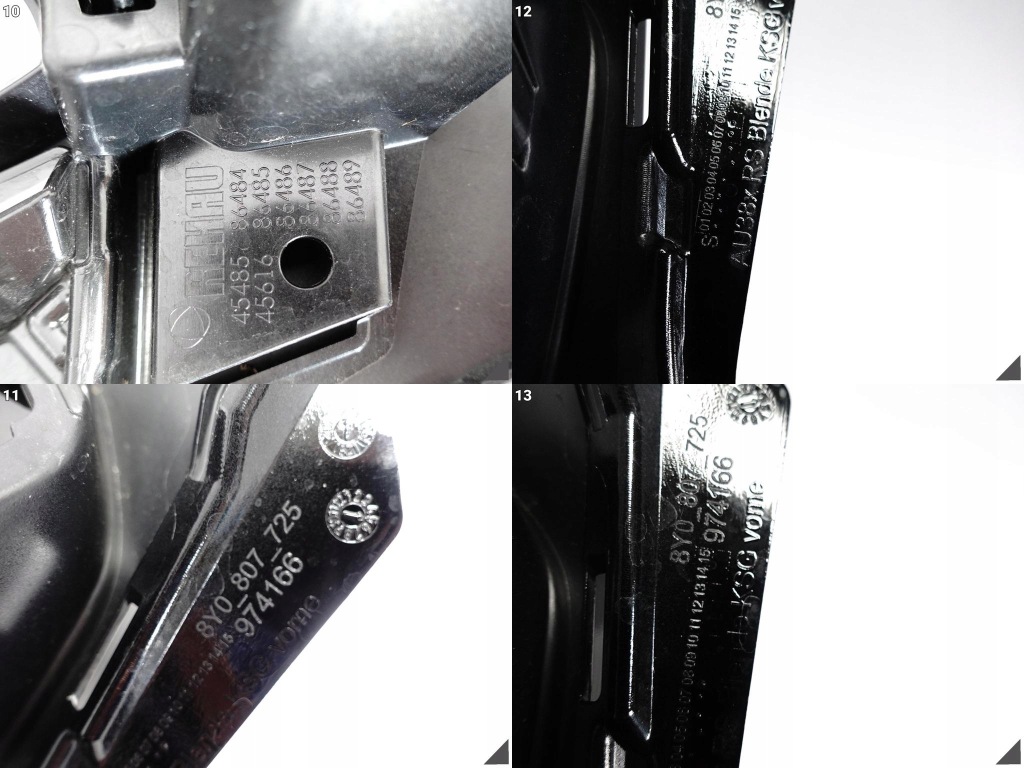 фото №11, Audi rs3 8y0 20- бампер рамка каркас решітка радіатора решітка радіатора перед 8y0853651h