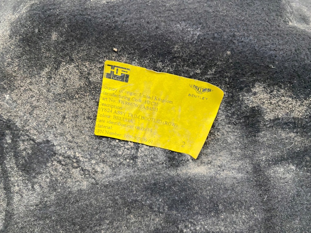фото №4, Обивка задний крышки bentley continental coupe gt