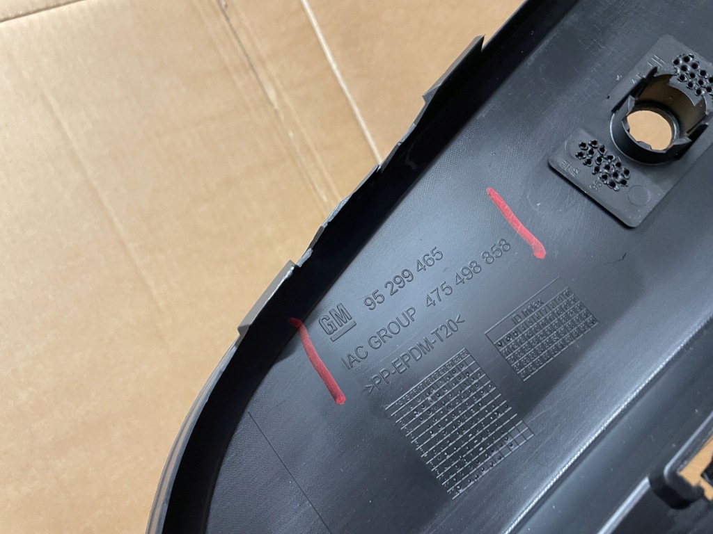 Купить Opel mokka бампер спойлер перед новый оригинал 95299465