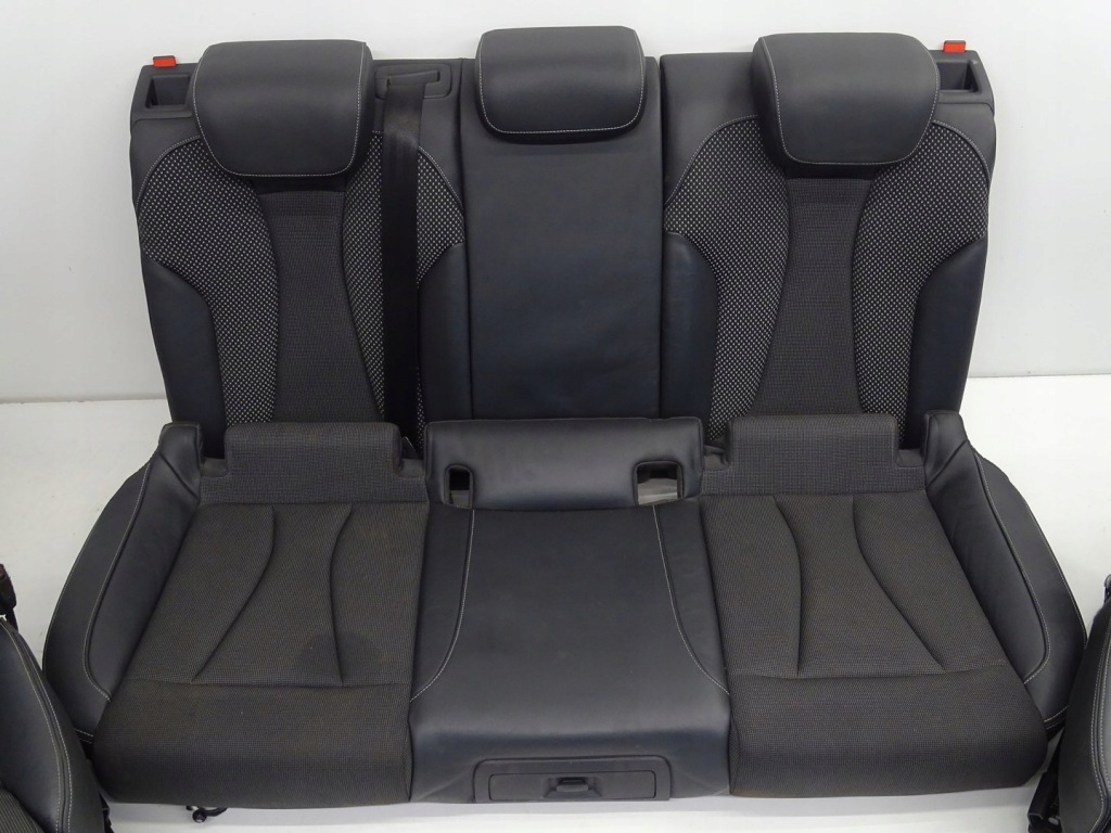 Купити Kpl сидіння заднє сидіння оббивка шкіра напівшкіра audi a3 8v 5d sb 5двері s-line