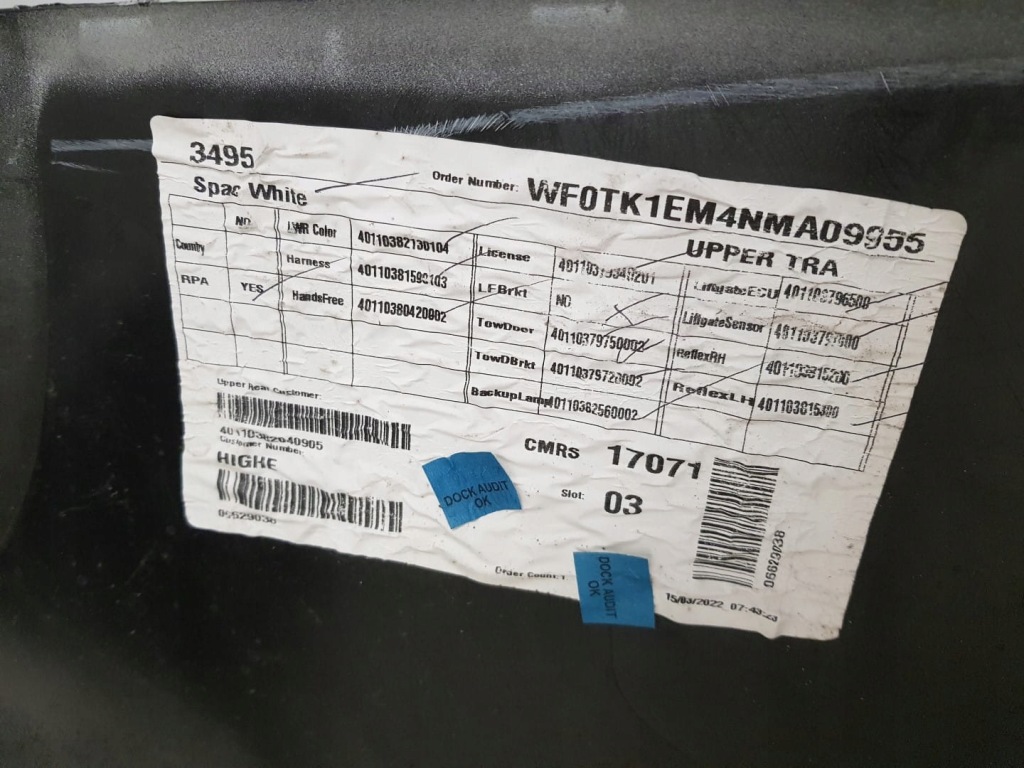 фото №10, Бампер задній задня ford mustang mach-e lj8b-17d781-a