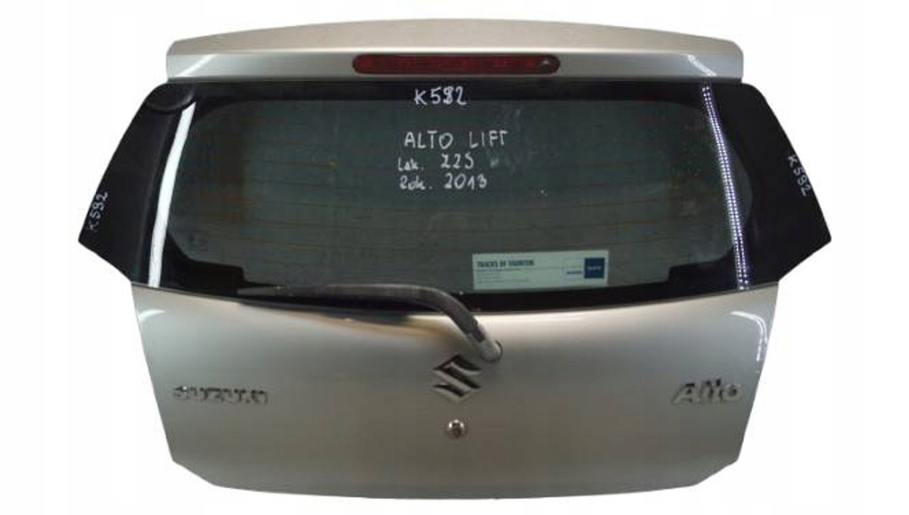 фото №1, Suzuki alto lift крышка багажника задняя багажника z2s k592